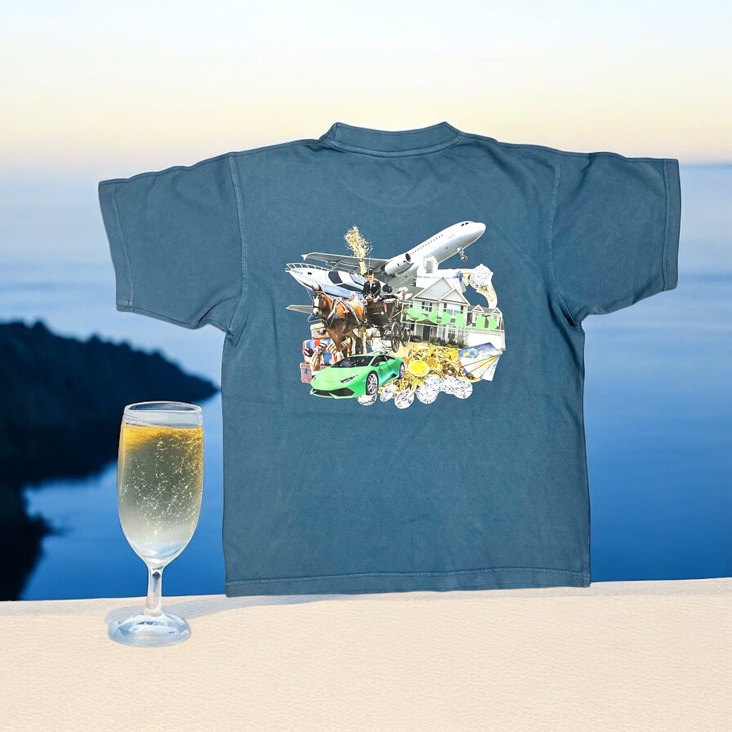 “Vision Board” T-Shirt Blue