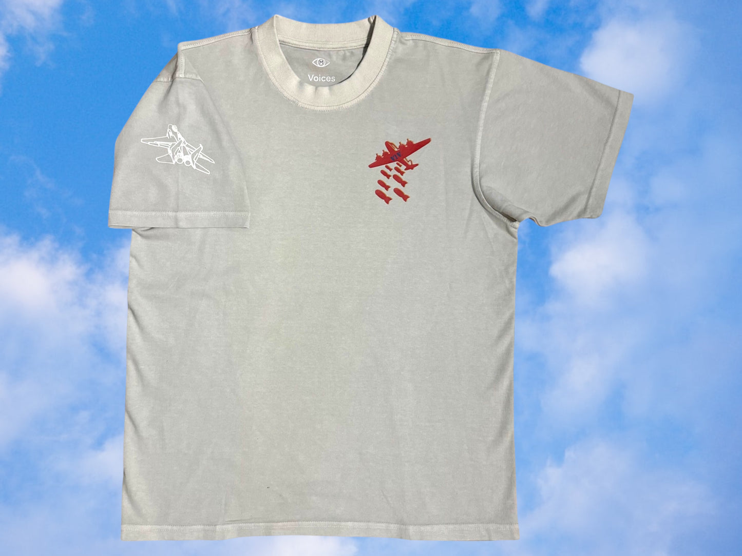 “A(WAR)E” T-Shirt Light Grey