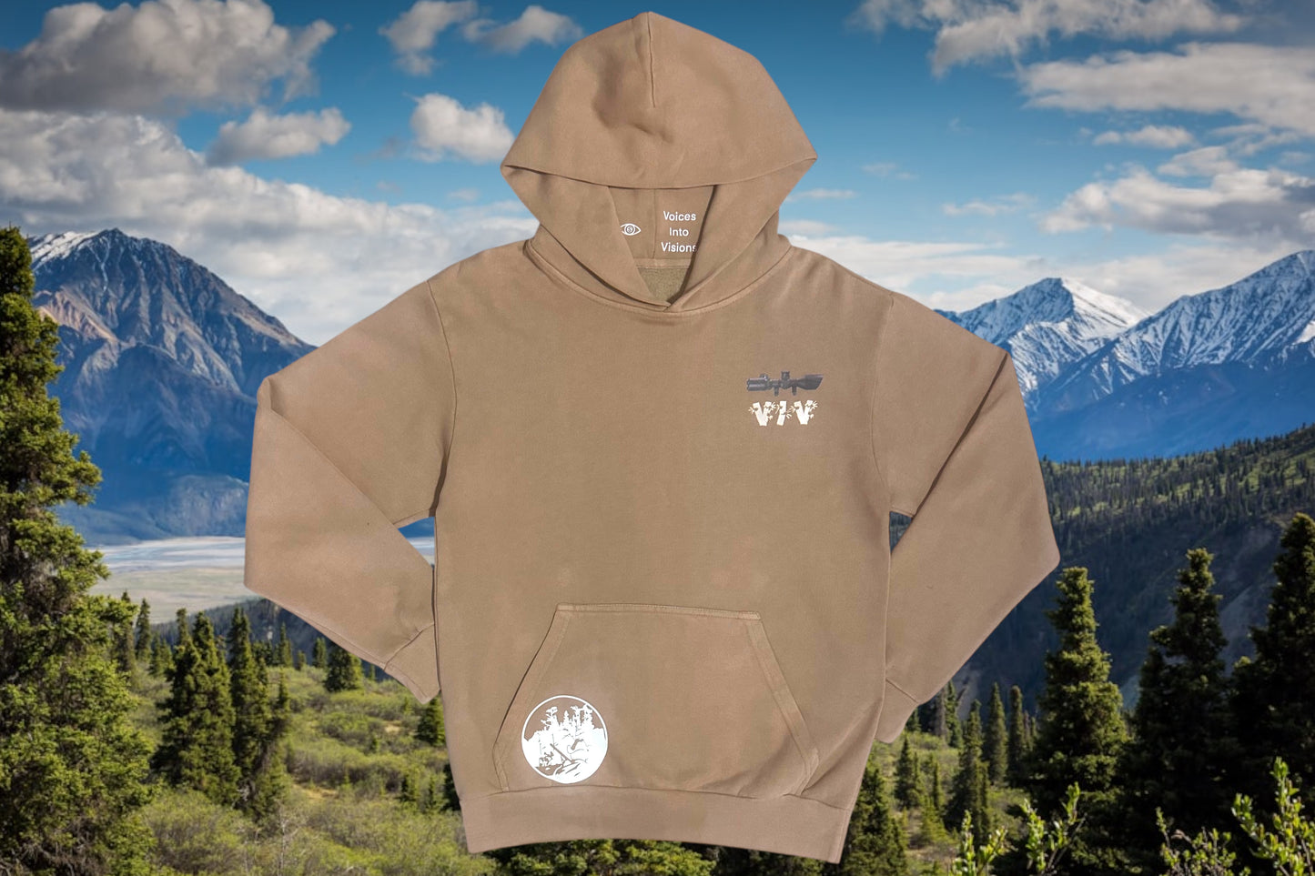 “Aiming For Bucks” Hoodie Brown