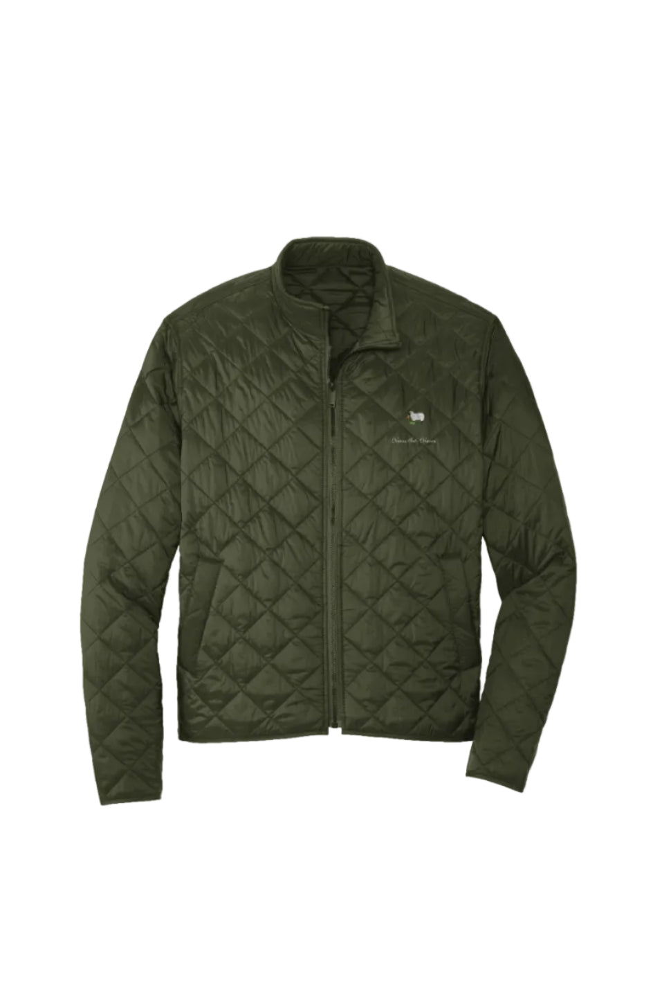 LVIV Lamb Quilted Full-Zip Jacket
