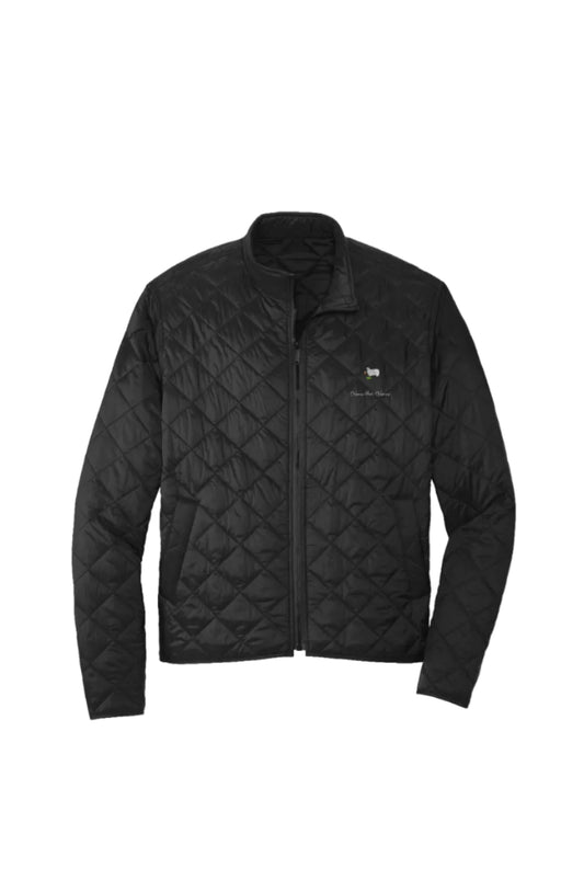 LVIV Lamb Quilted Full-Zip Jacket