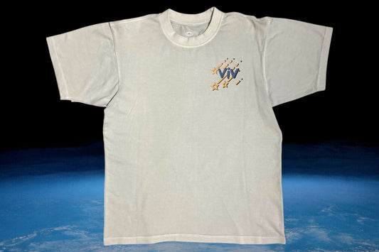 “Shooting Star” T-Shirt Light Grey
