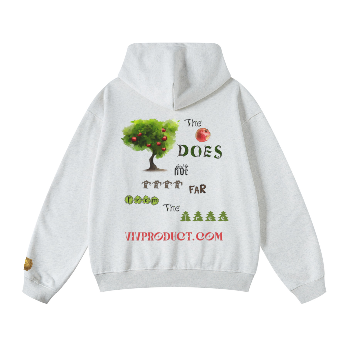 445GSM Unisex Fall/Winter Loopback Sweatshirt Oatmeal Heather