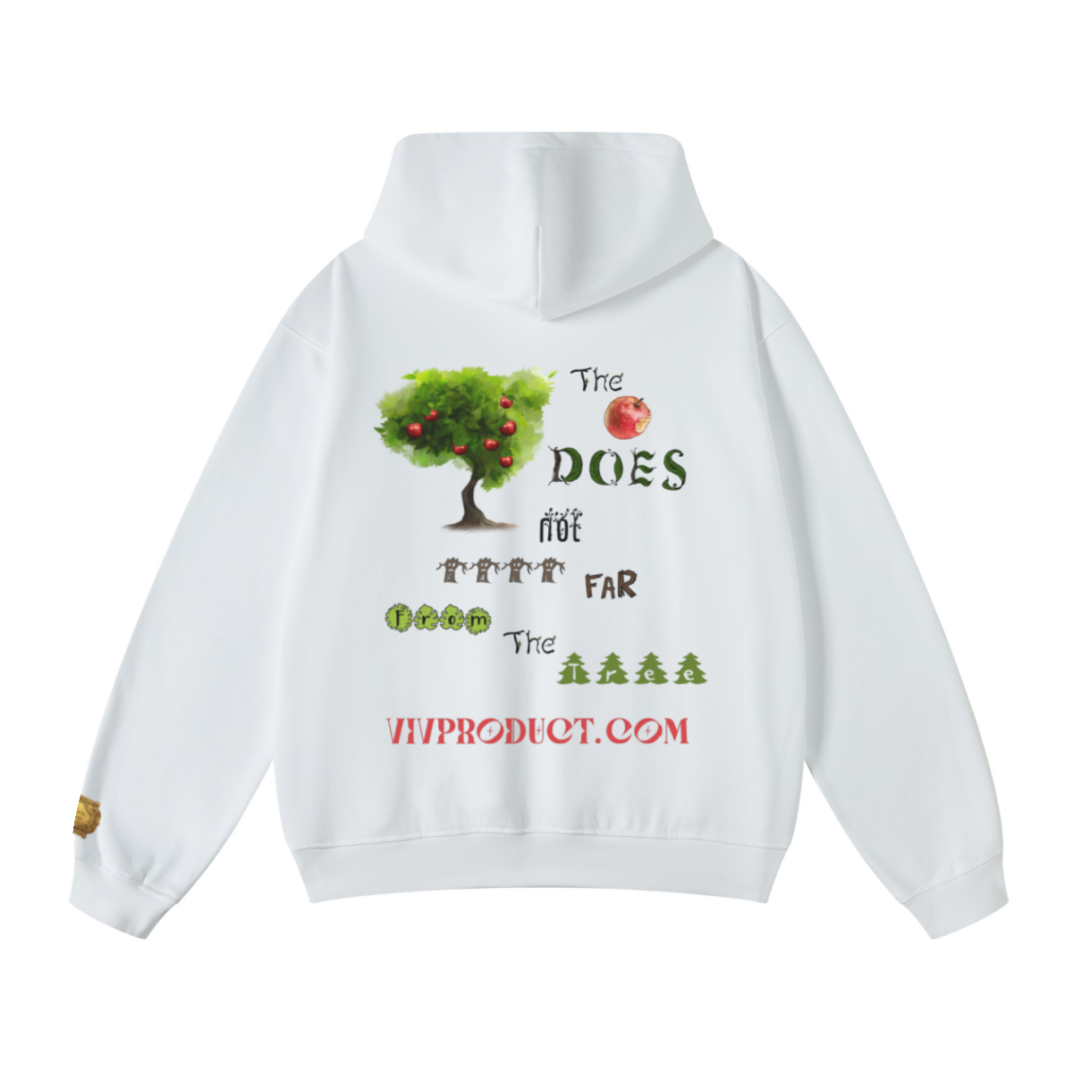 445GSM Unisex Fall/Winter Loopback Sweatshirt White
