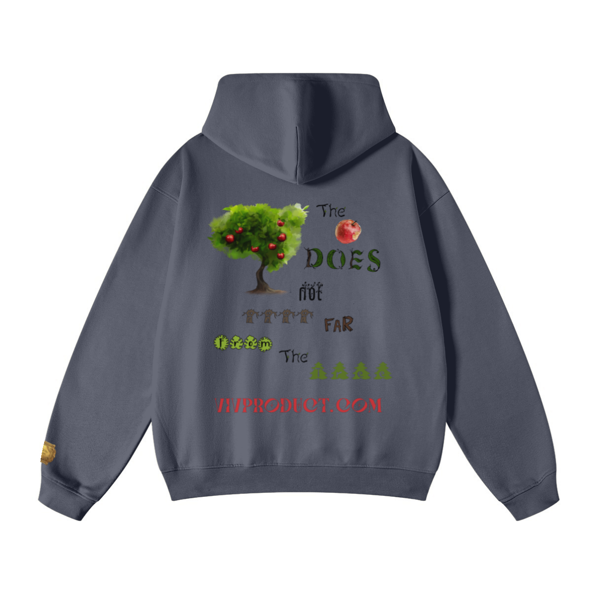 445GSM Unisex Fall/Winter Loopback Sweatshirt Charcoal Gray
