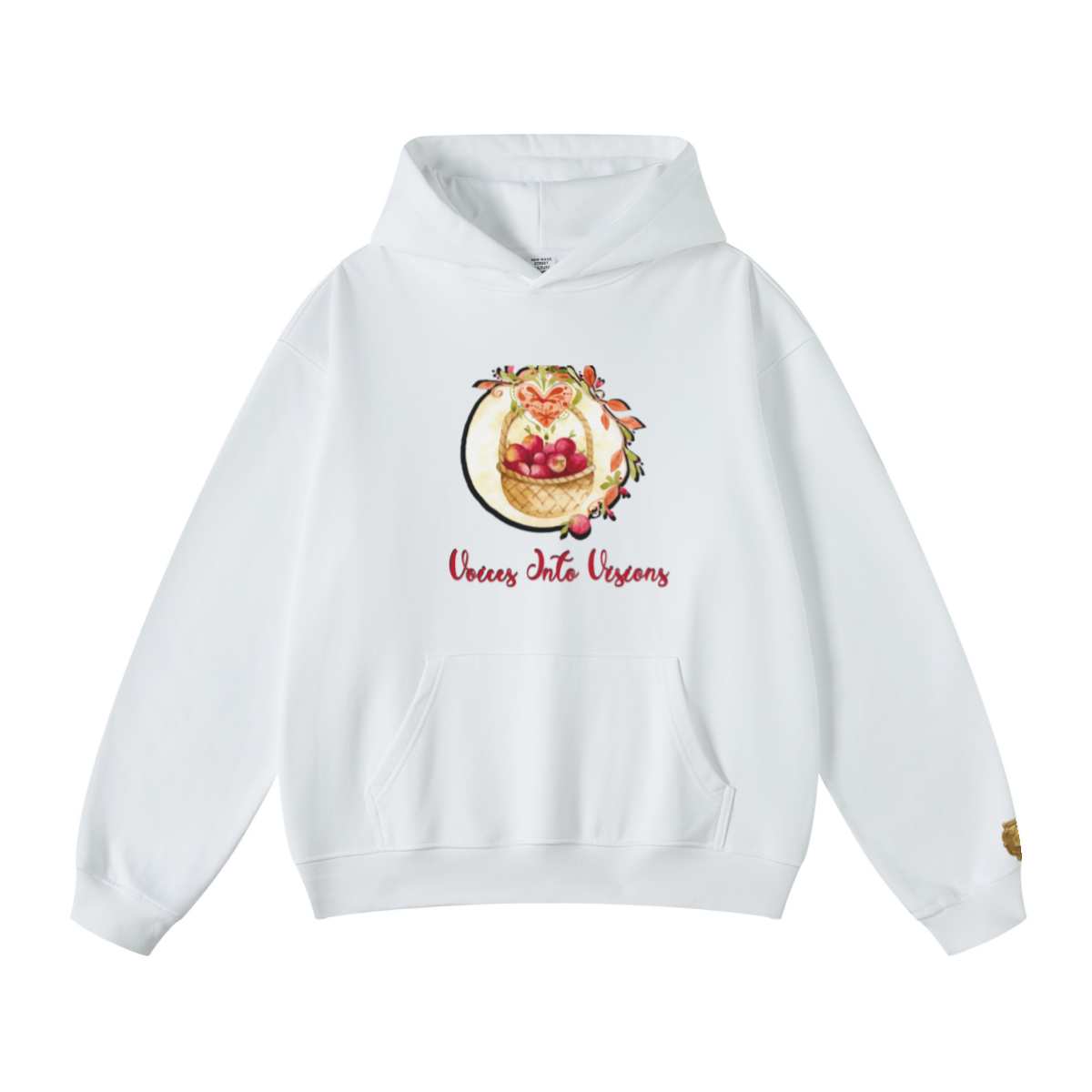 445GSM Unisex Fall/Winter Loopback Sweatshirt White