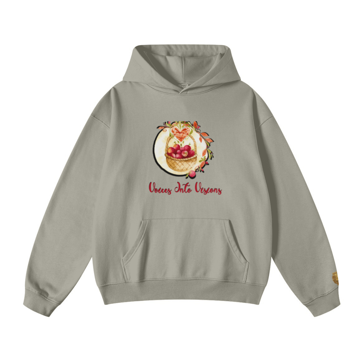 445GSM Unisex Fall/Winter Loopback Sweatshirt Camel