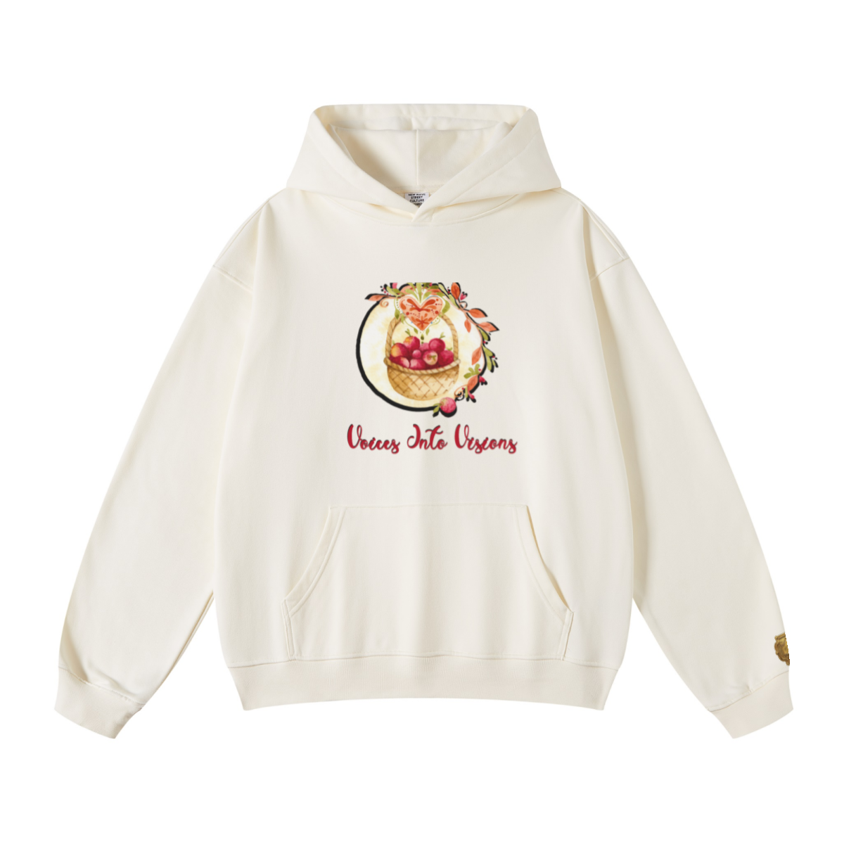 445GSM Unisex Fall/Winter Loopback Sweatshirt Cream