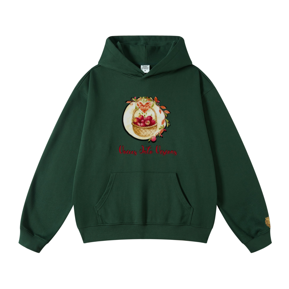 445GSM Unisex Fall/Winter Loopback Sweatshirt Dark Green