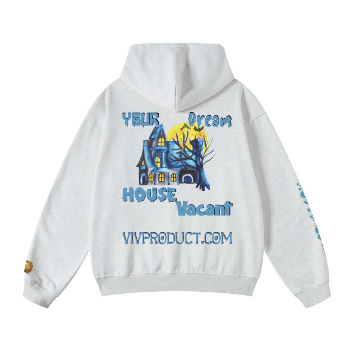 445GSM Unisex Fall/Winter Loopback Sweatshirt Oatmeal Heather
