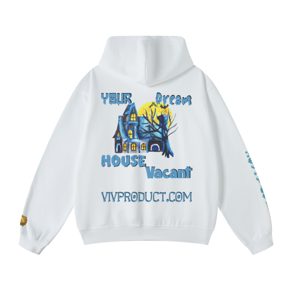 445GSM Unisex Fall/Winter Loopback Sweatshirt White