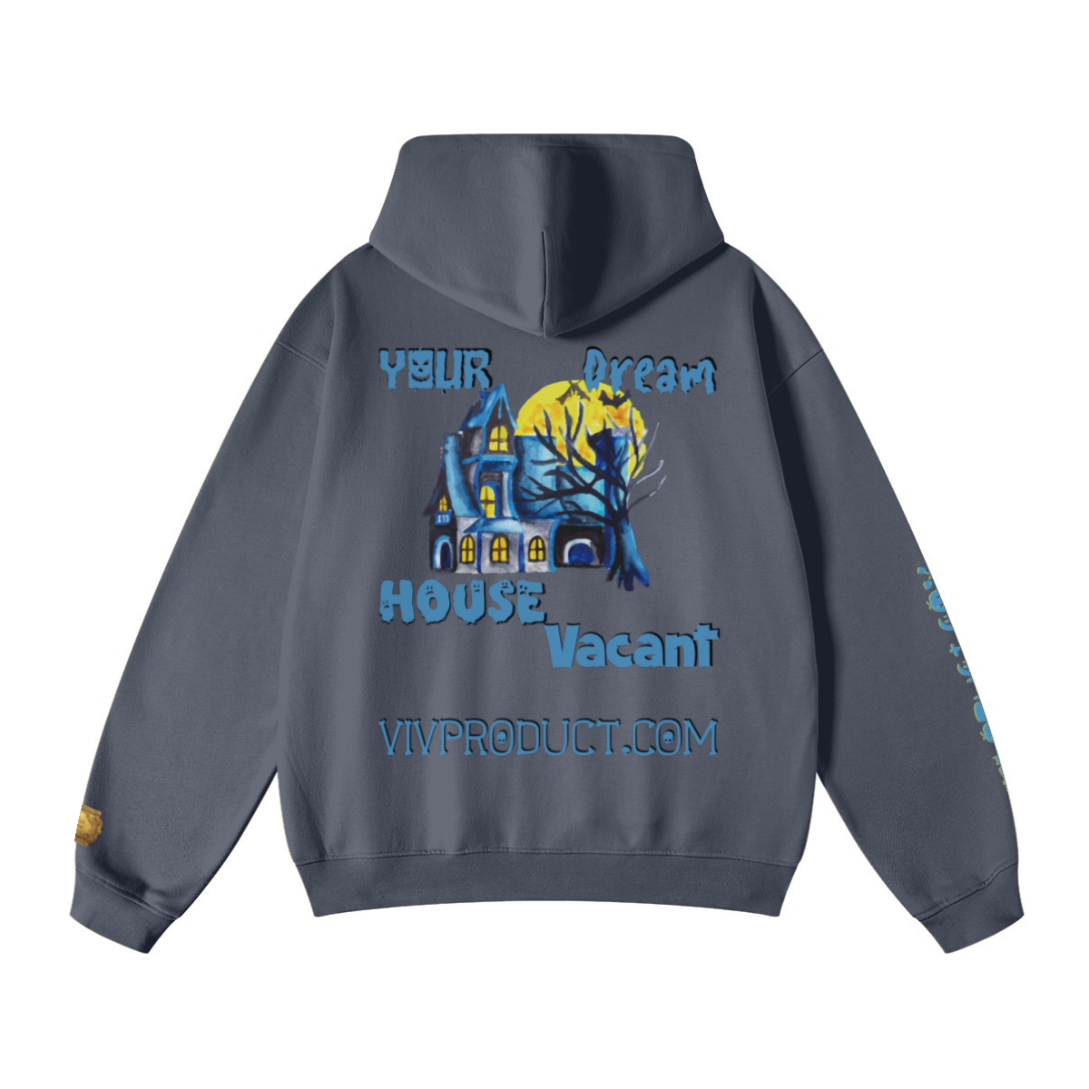 445GSM Unisex Fall/Winter Loopback Sweatshirt Charcoal Gray