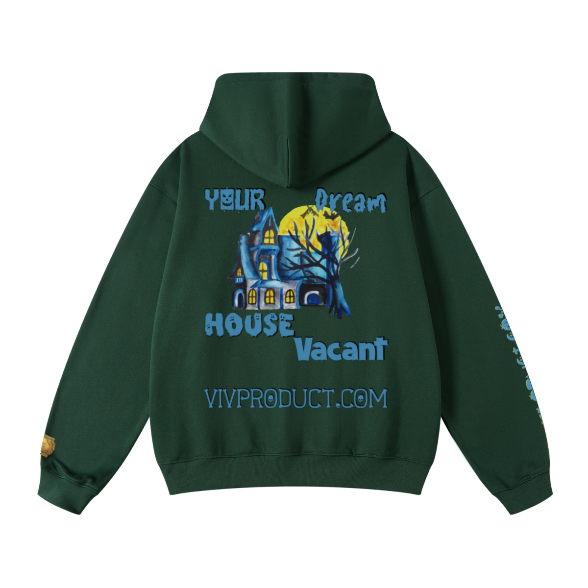 445GSM Unisex Fall/Winter Loopback Sweatshirt Dark Green