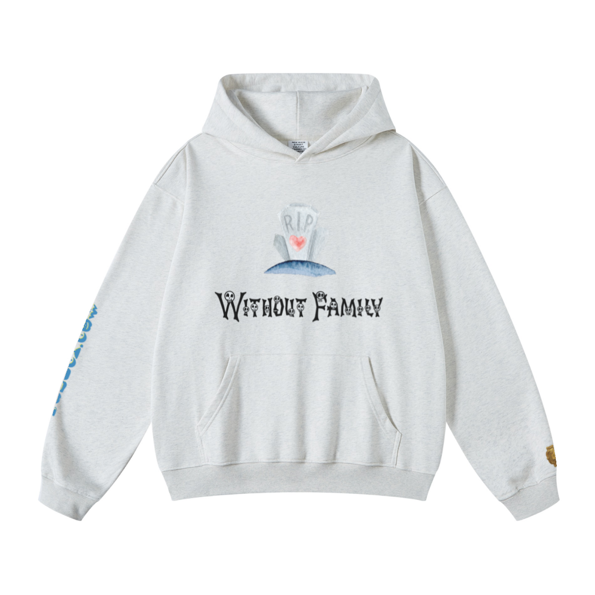 445GSM Unisex Fall/Winter Loopback Sweatshirt Oatmeal Heather