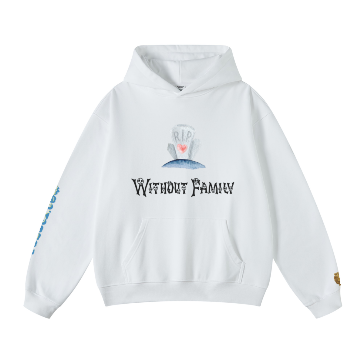 445GSM Unisex Fall/Winter Loopback Sweatshirt White