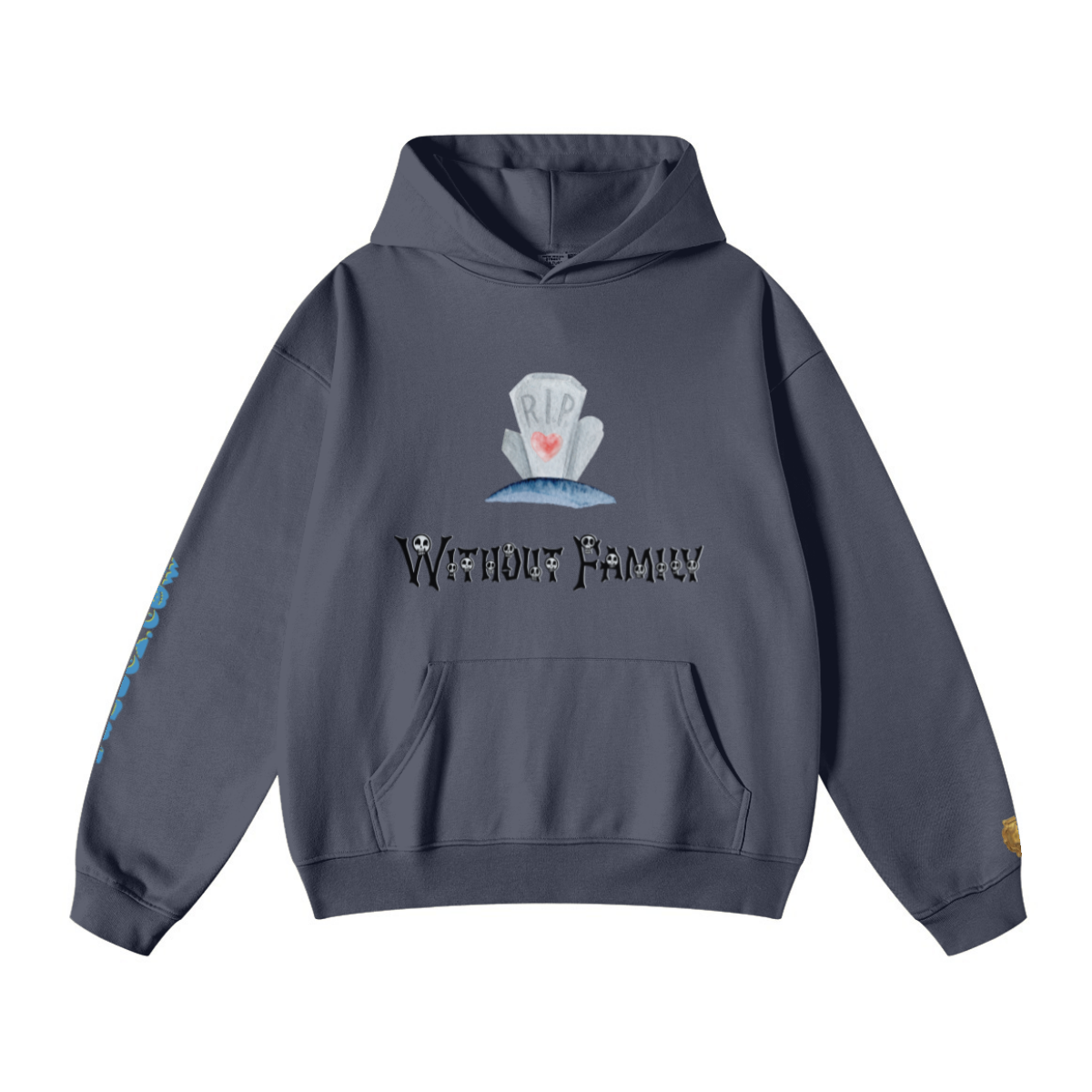 445GSM Unisex Fall/Winter Loopback Sweatshirt Charcoal Gray