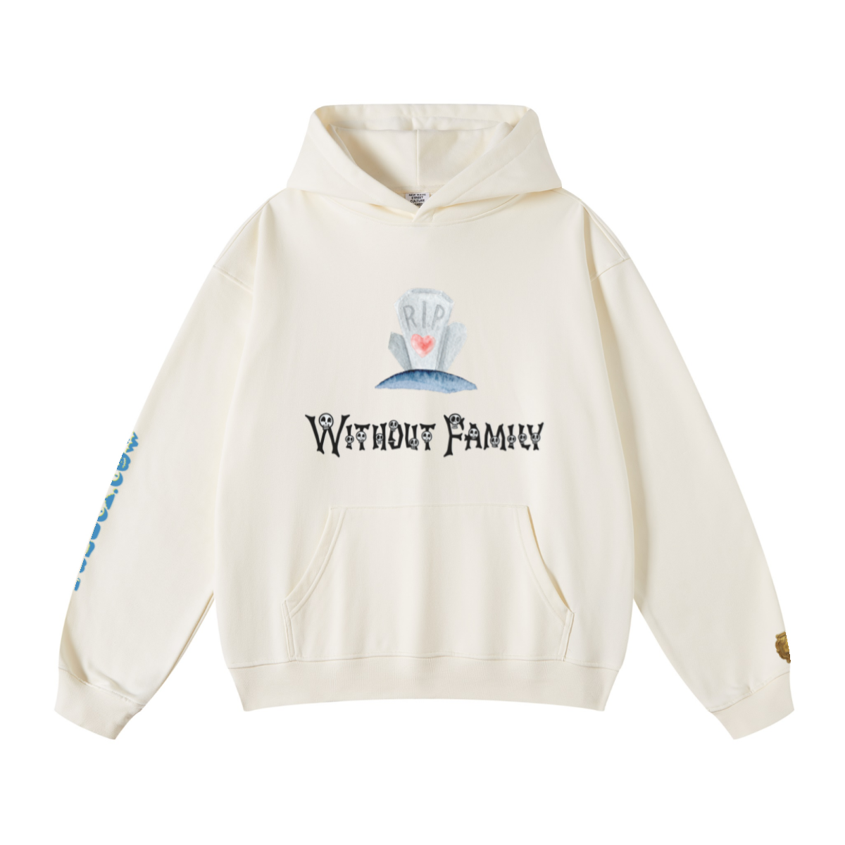 445GSM Unisex Fall/Winter Loopback Sweatshirt Cream