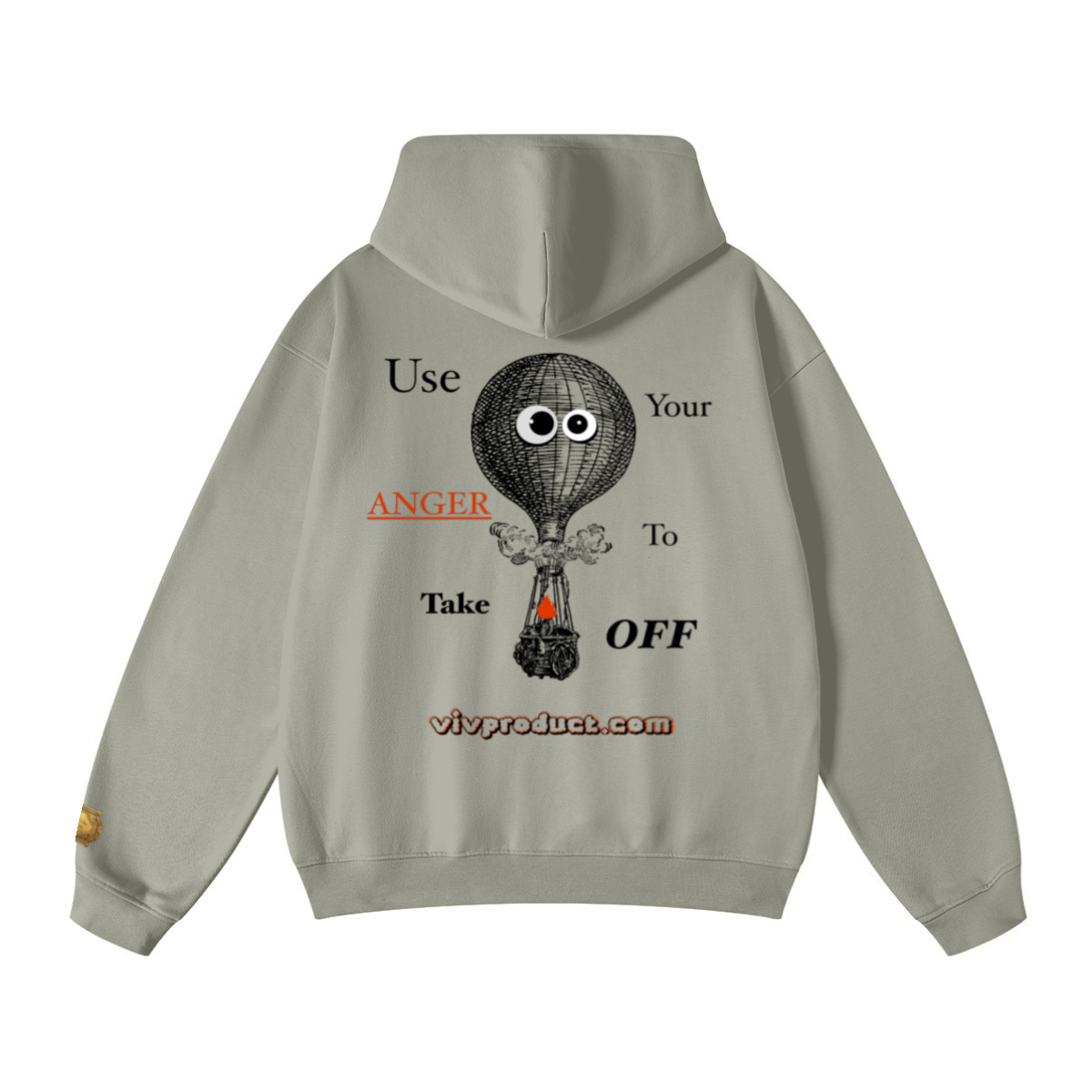 445GSM Unisex Fall&Winter Loopback Hoodie Camel