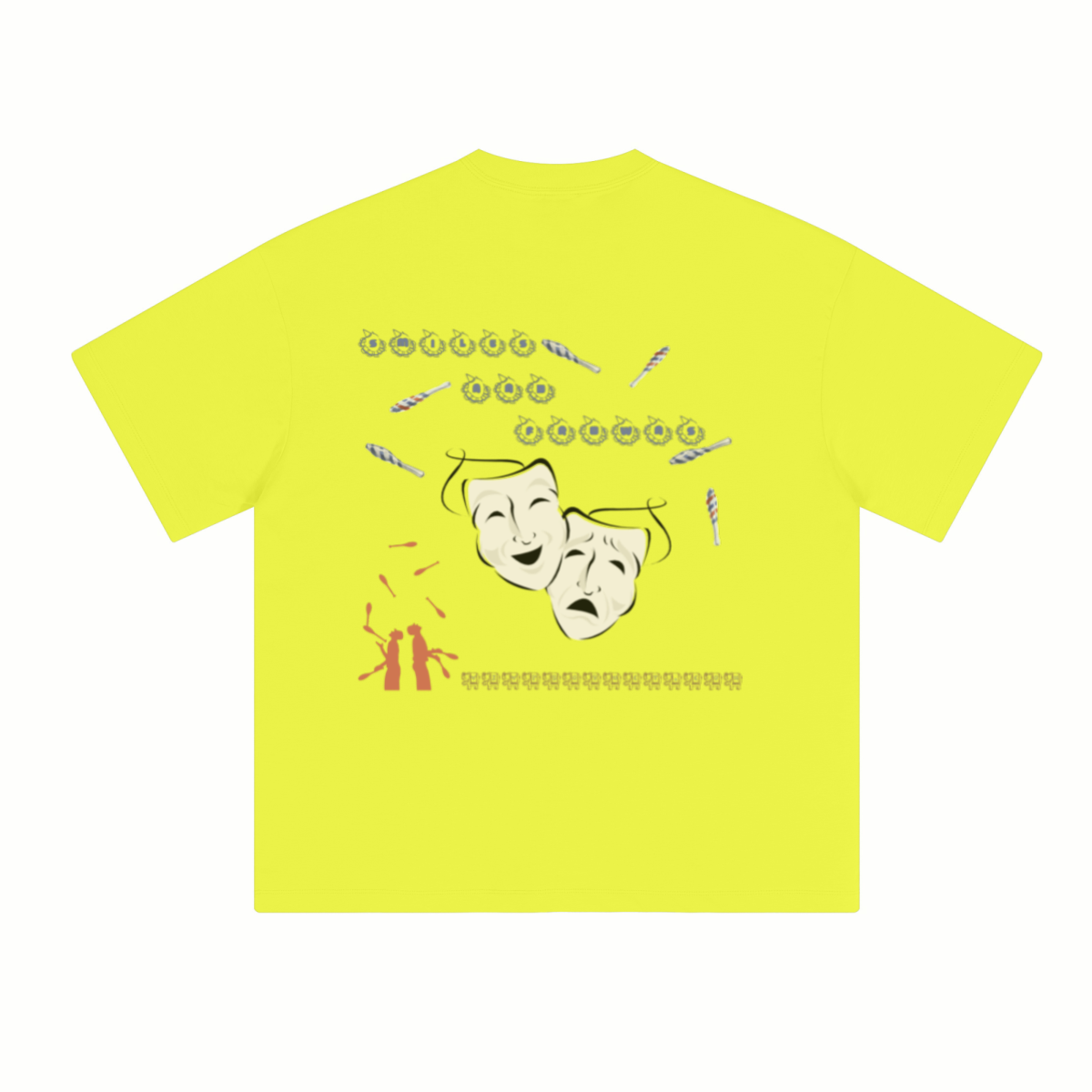 230GSM Unisex Cool-Touch Sorona Fabric Basic Crew Neck T-shirt Lemon Yellow