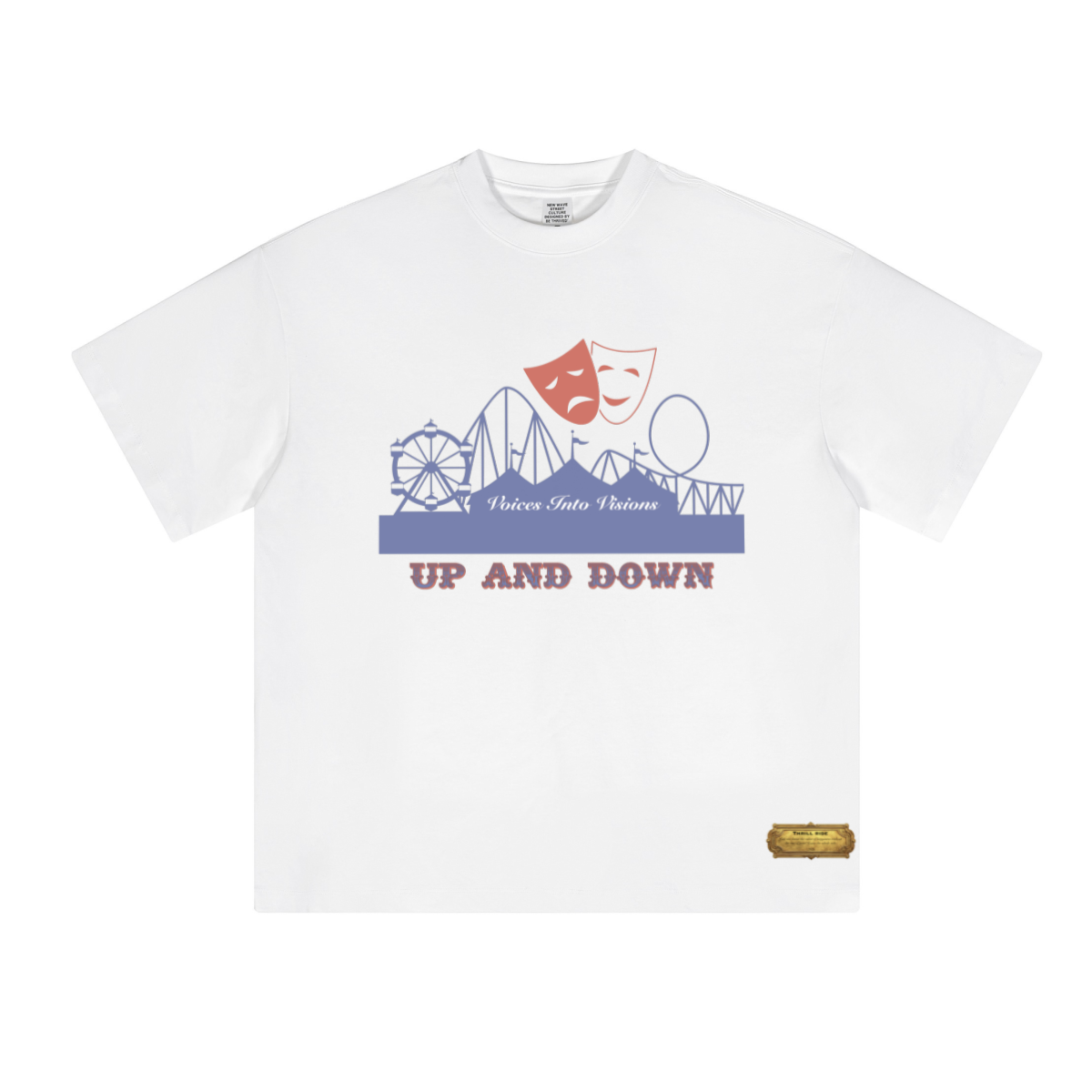 230GSM Unisex Cool-Touch Sorona Fabric Basic Crew Neck T-shirt White