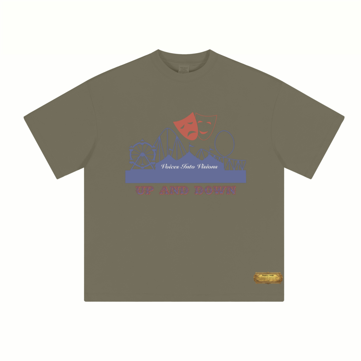 230GSM Unisex Cool-Touch Sorona Fabric Basic Crew Neck T-shirt Coffee Brown