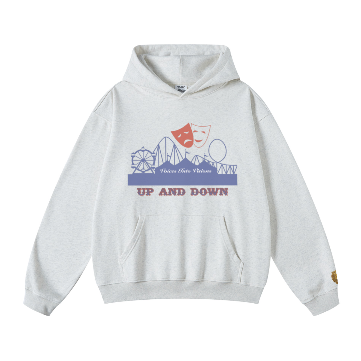 445GSM Unisex Fall/Winter Loopback Sweatshirt Oatmeal Heather