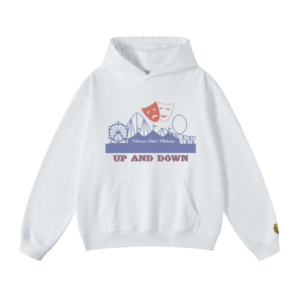445GSM Unisex Fall/Winter Loopback Sweatshirt White