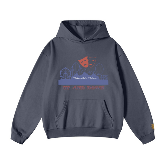 445GSM Unisex Fall/Winter Loopback Sweatshirt Charcoal Gray