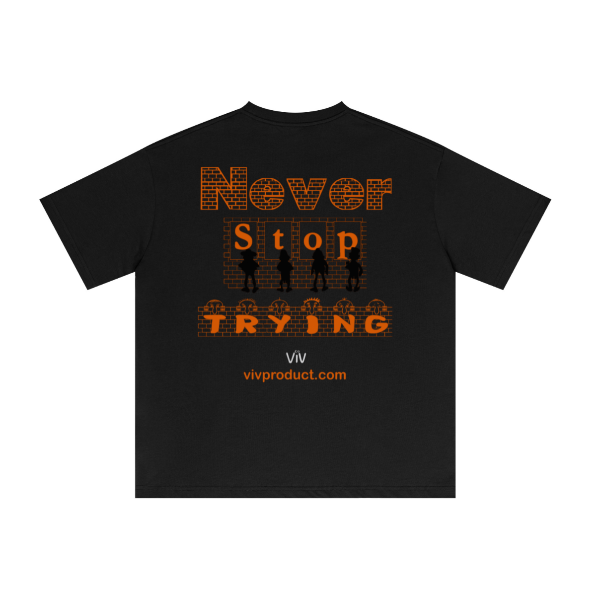235GSM Unisex Tech Fabric Performance Crew Neck T-shirt for Spring/Summer Black