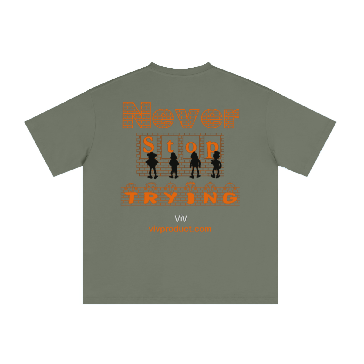 235GSM Unisex Tech Fabric Performance Crew Neck T-shirt for Spring/Summer Green