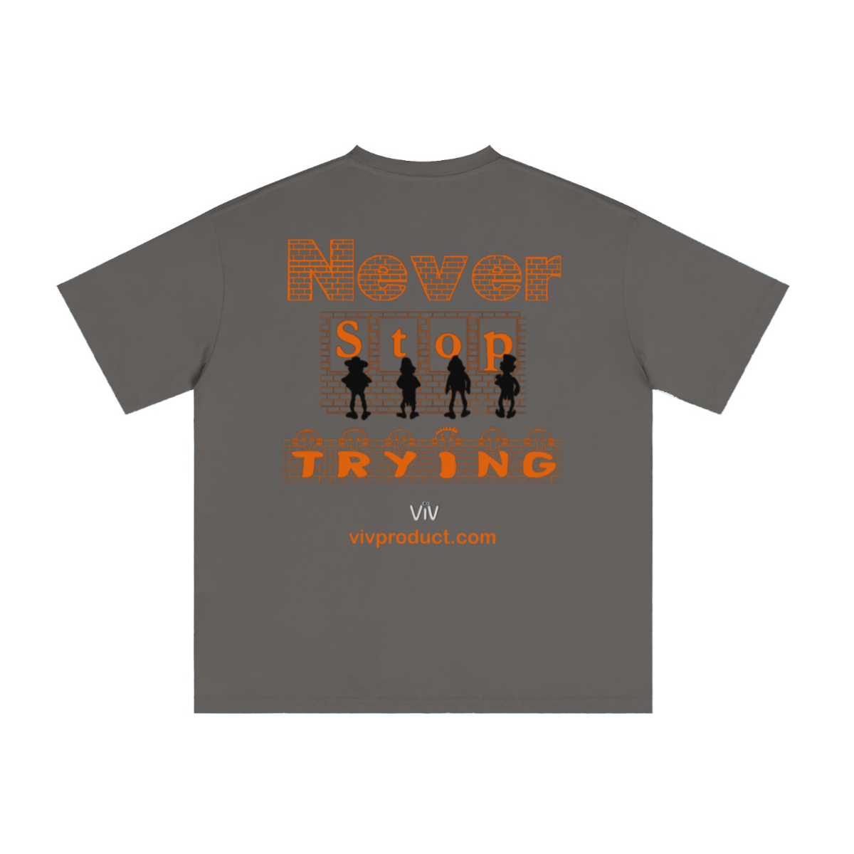 235GSM Unisex Tech Fabric Performance Crew Neck T-shirt for Spring/Summer Gray