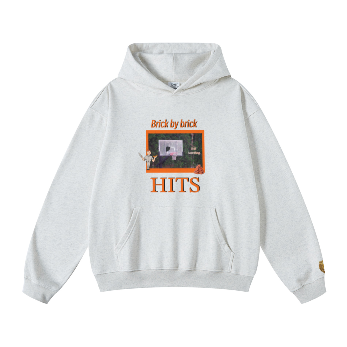 445GSM Unisex Fall/Winter Loopback Sweatshirt Oatmeal Heather