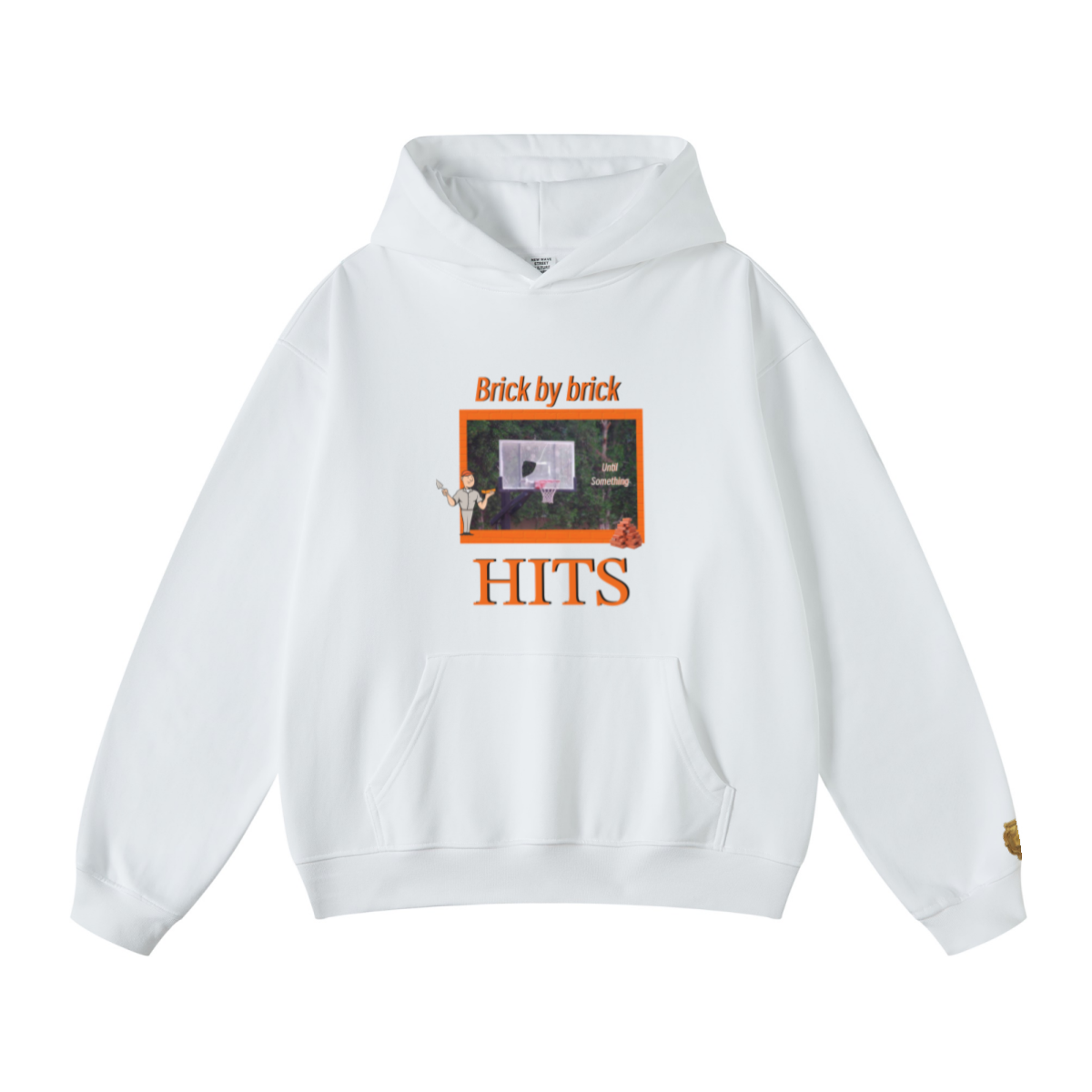 445GSM Unisex Fall/Winter Loopback Sweatshirt White