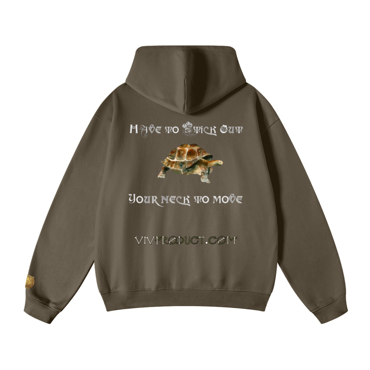 445GSM Unisex Fall/Winter Loopback Sweatshirt Brown