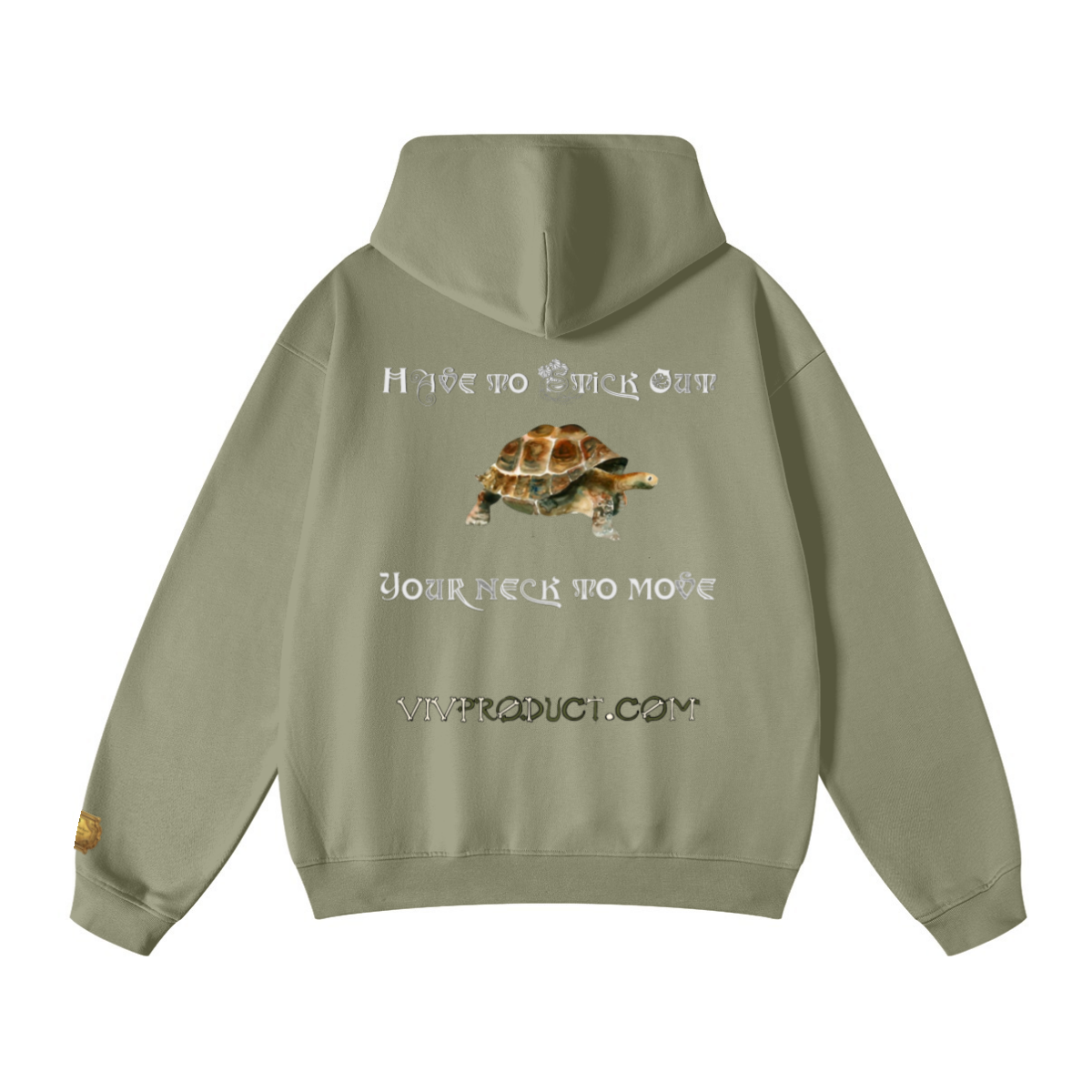 445GSM Unisex Fall/Winter Loopback Sweatshirt Gray Green