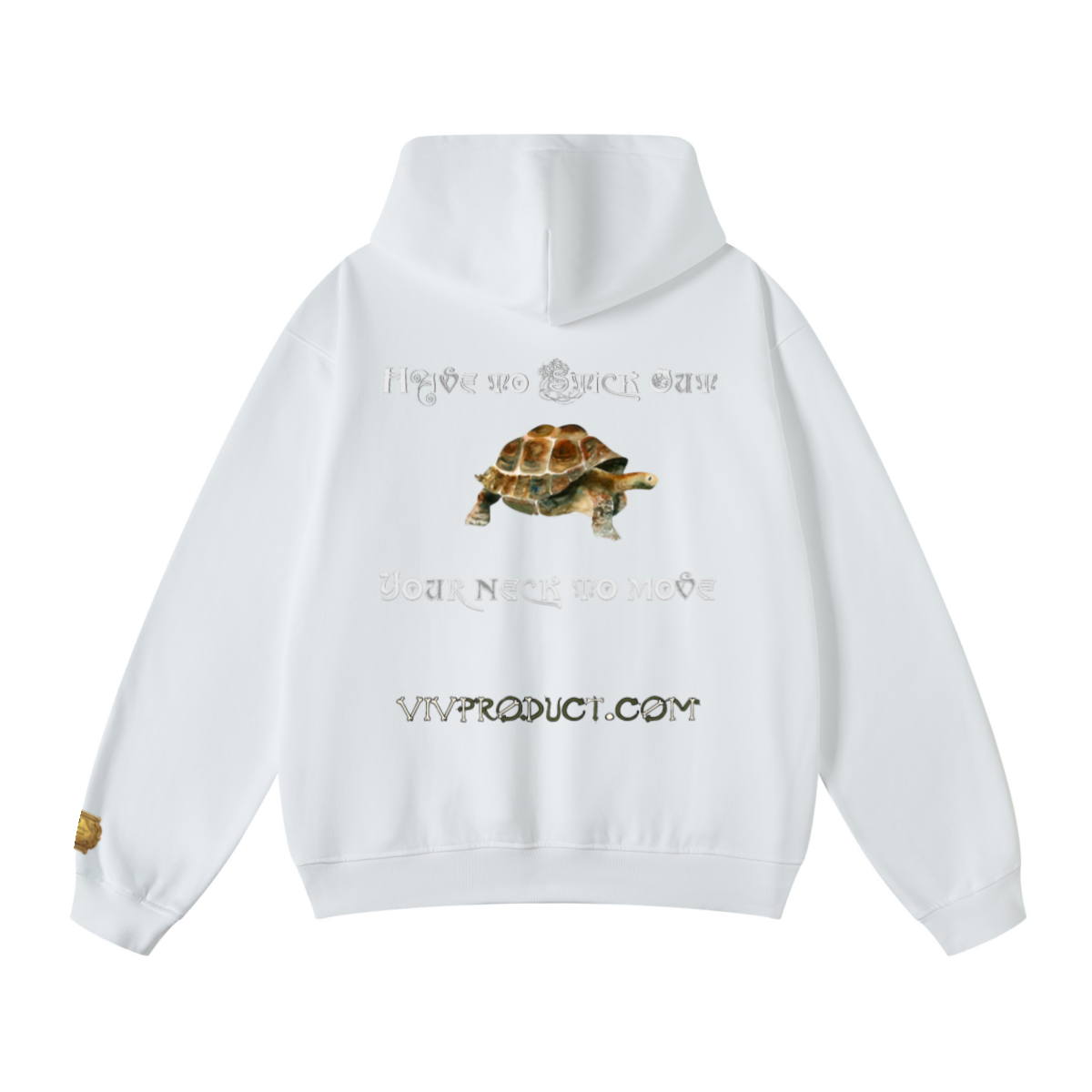 445GSM Unisex Fall/Winter Loopback Sweatshirt White