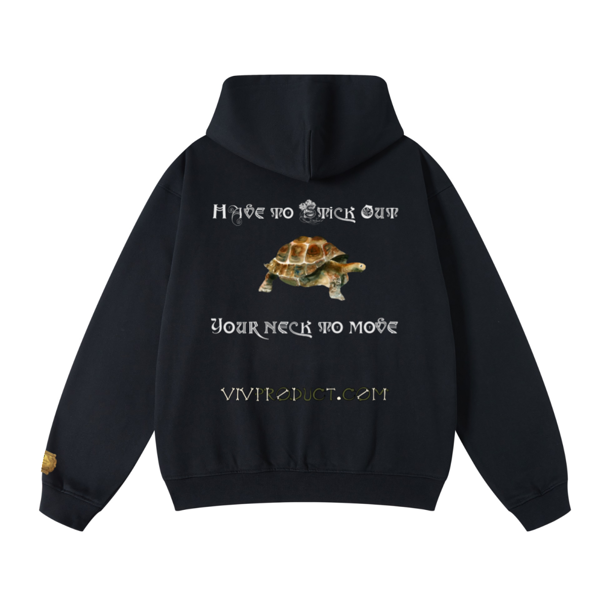 445GSM Unisex Fall/Winter Loopback Sweatshirt Black