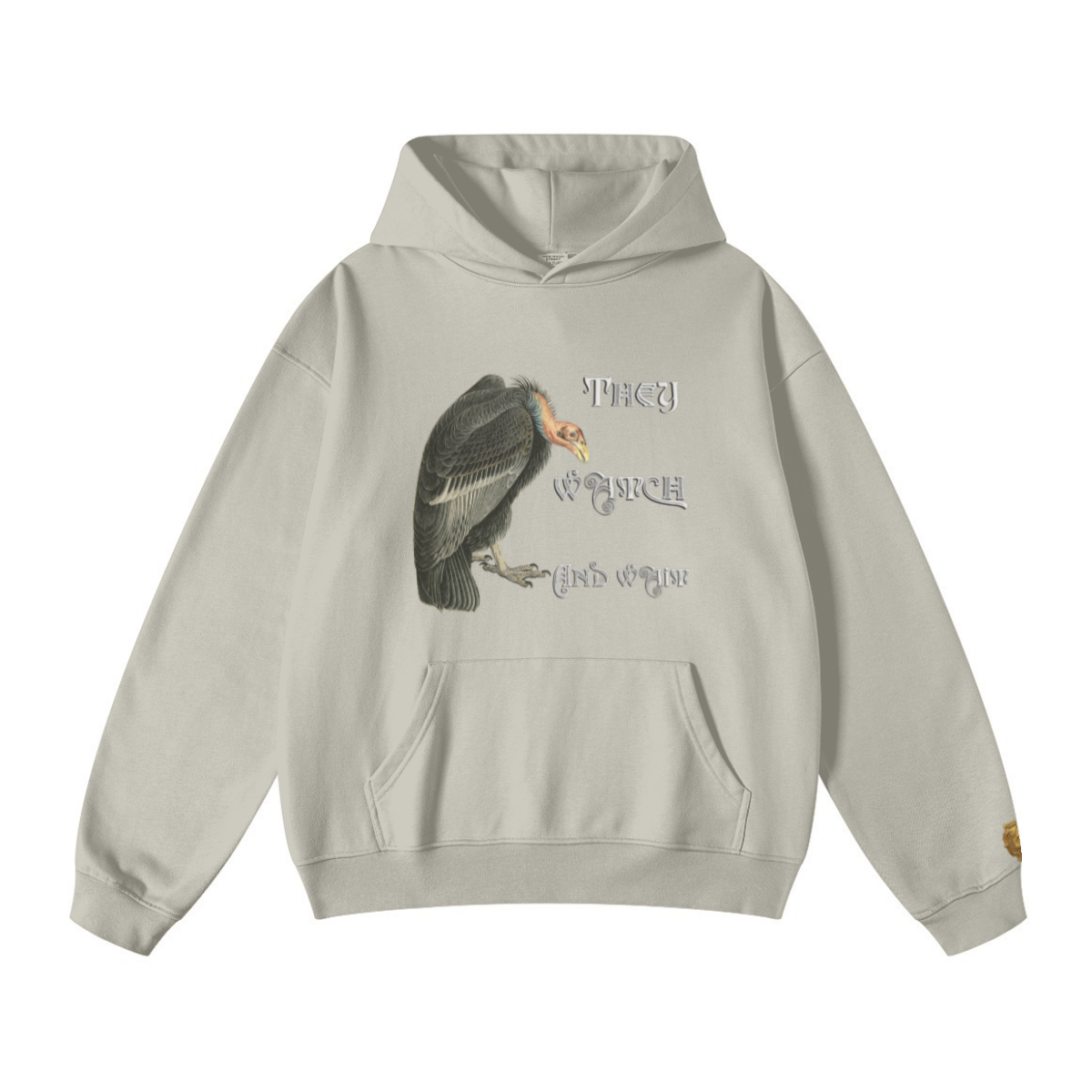 445GSM Unisex Fall/Winter Loopback Sweatshirt Sand