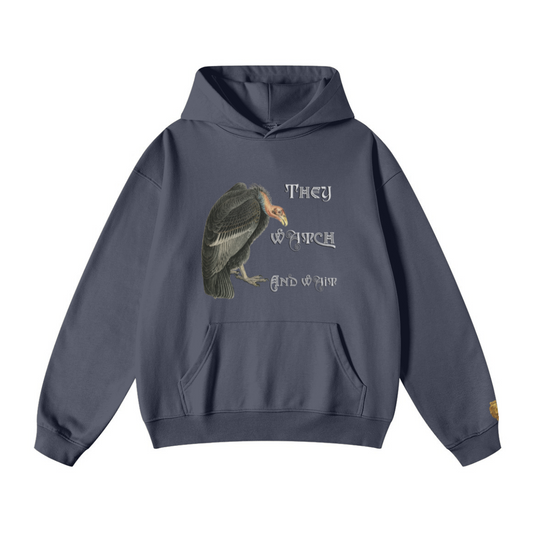 445GSM Unisex Fall/Winter Loopback Sweatshirt Charcoal Gray