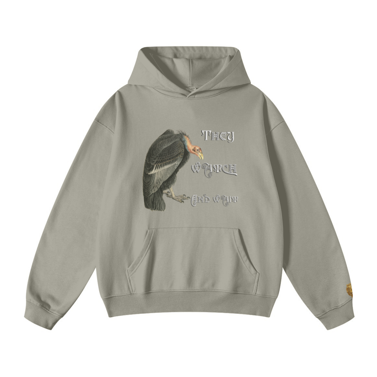 445GSM Unisex Fall/Winter Loopback Sweatshirt Camel