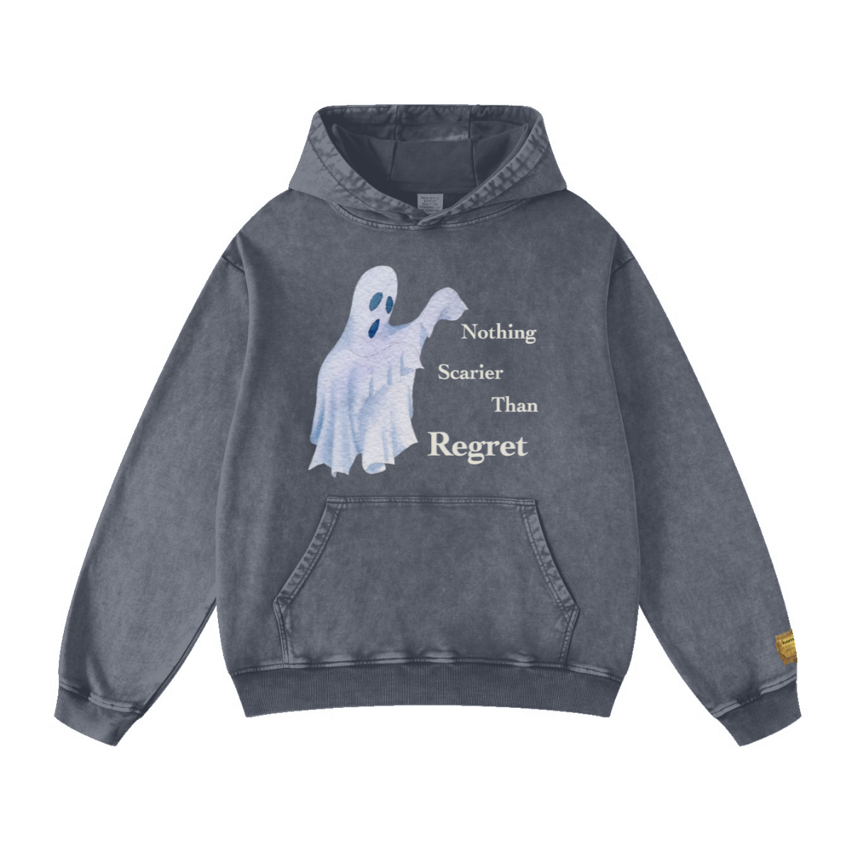 420GSM Men's Cool Streetwear Hoodie Dark blue