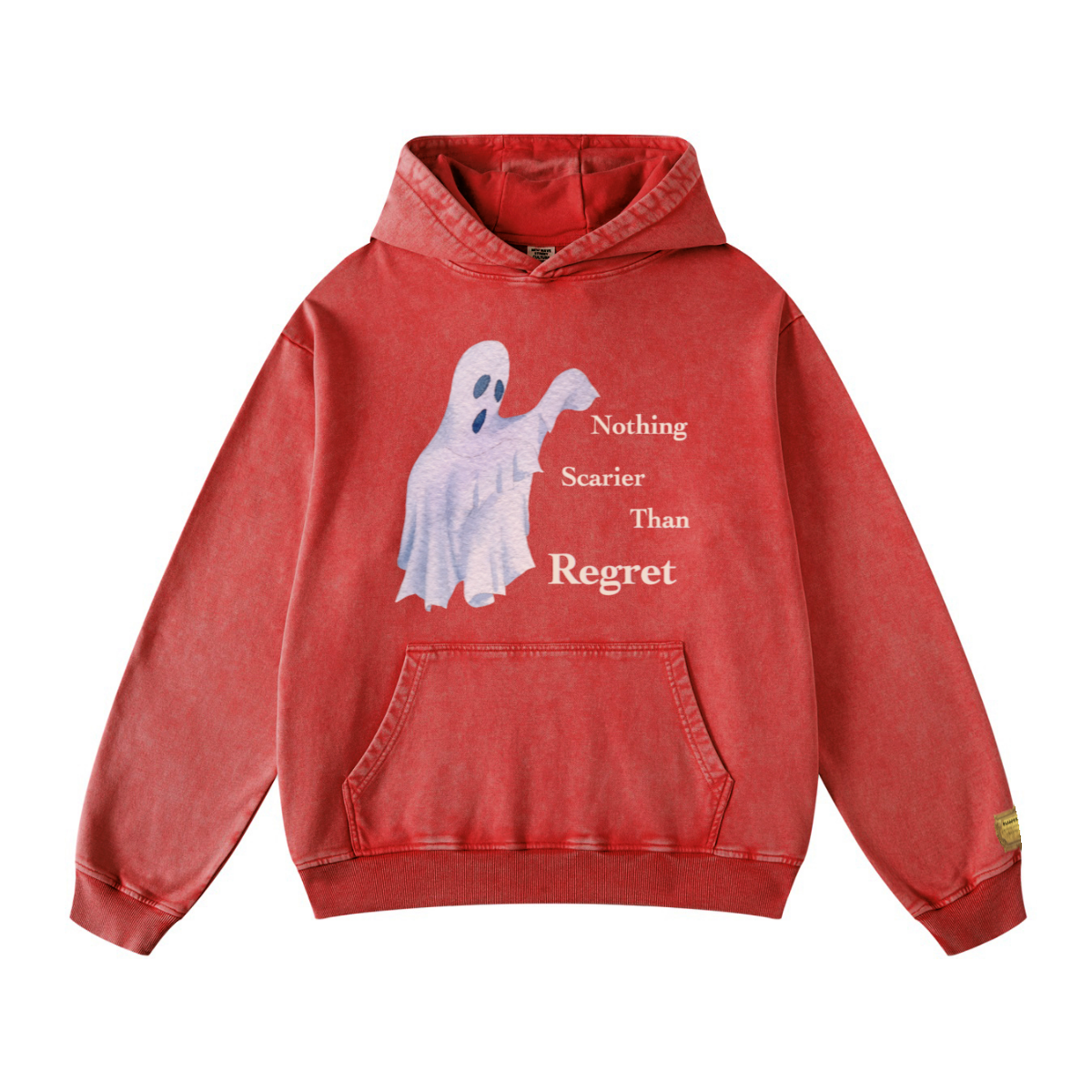 420GSM Men's Cool Streetwear Hoodie Red