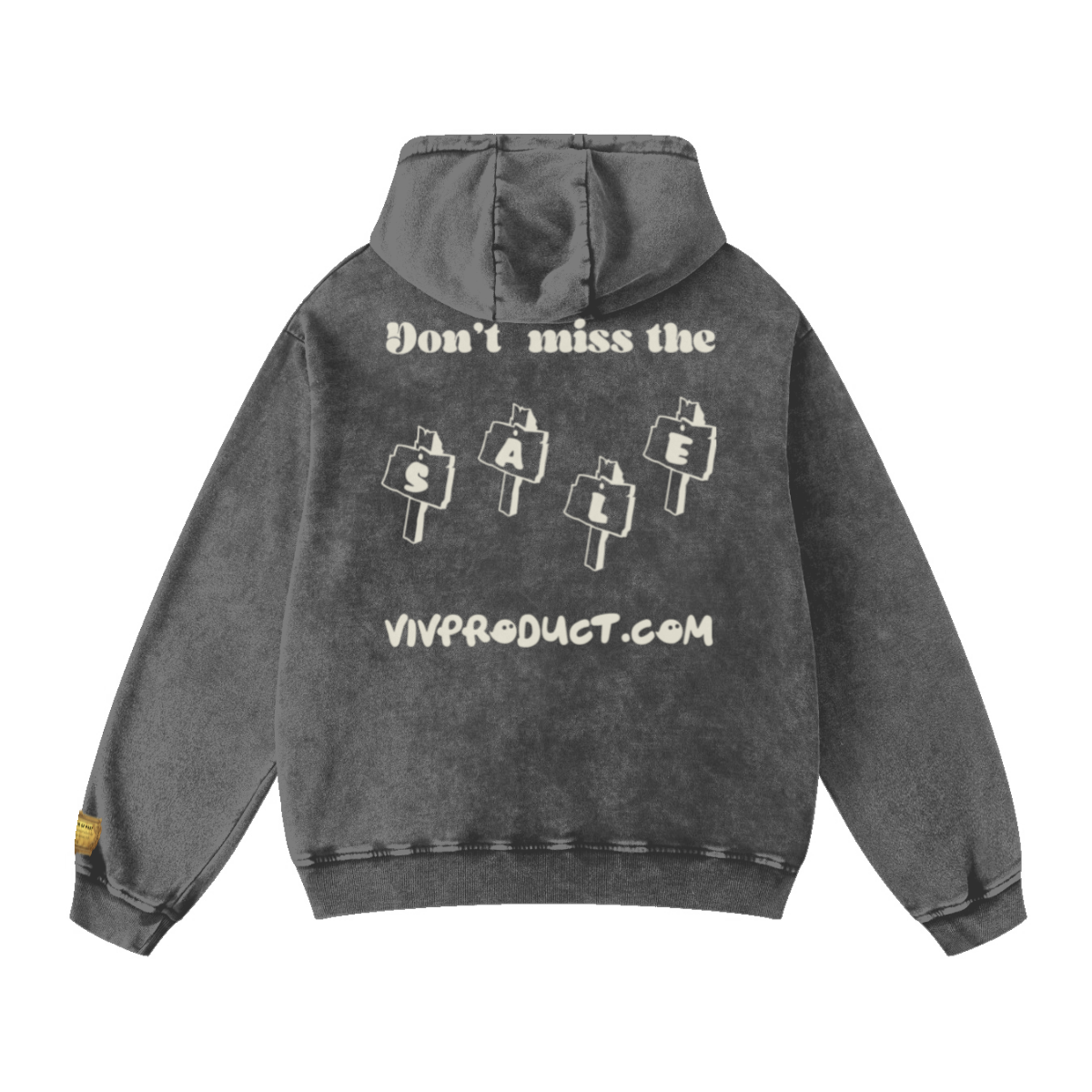 420GSM Men's Cool Streetwear Hoodie Gray