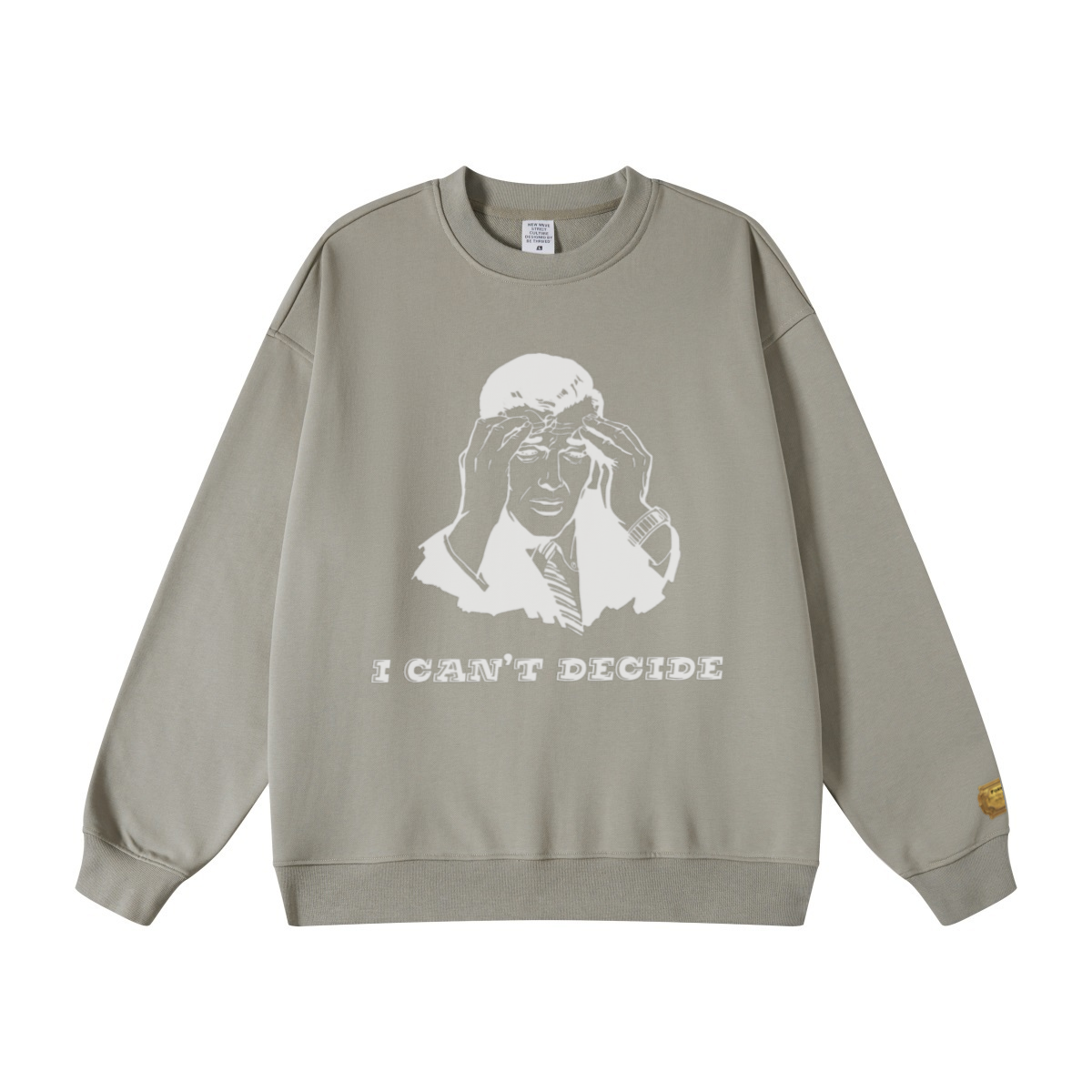 440GSM Unisex French Terry Crew Neck Sweatshirt Camel