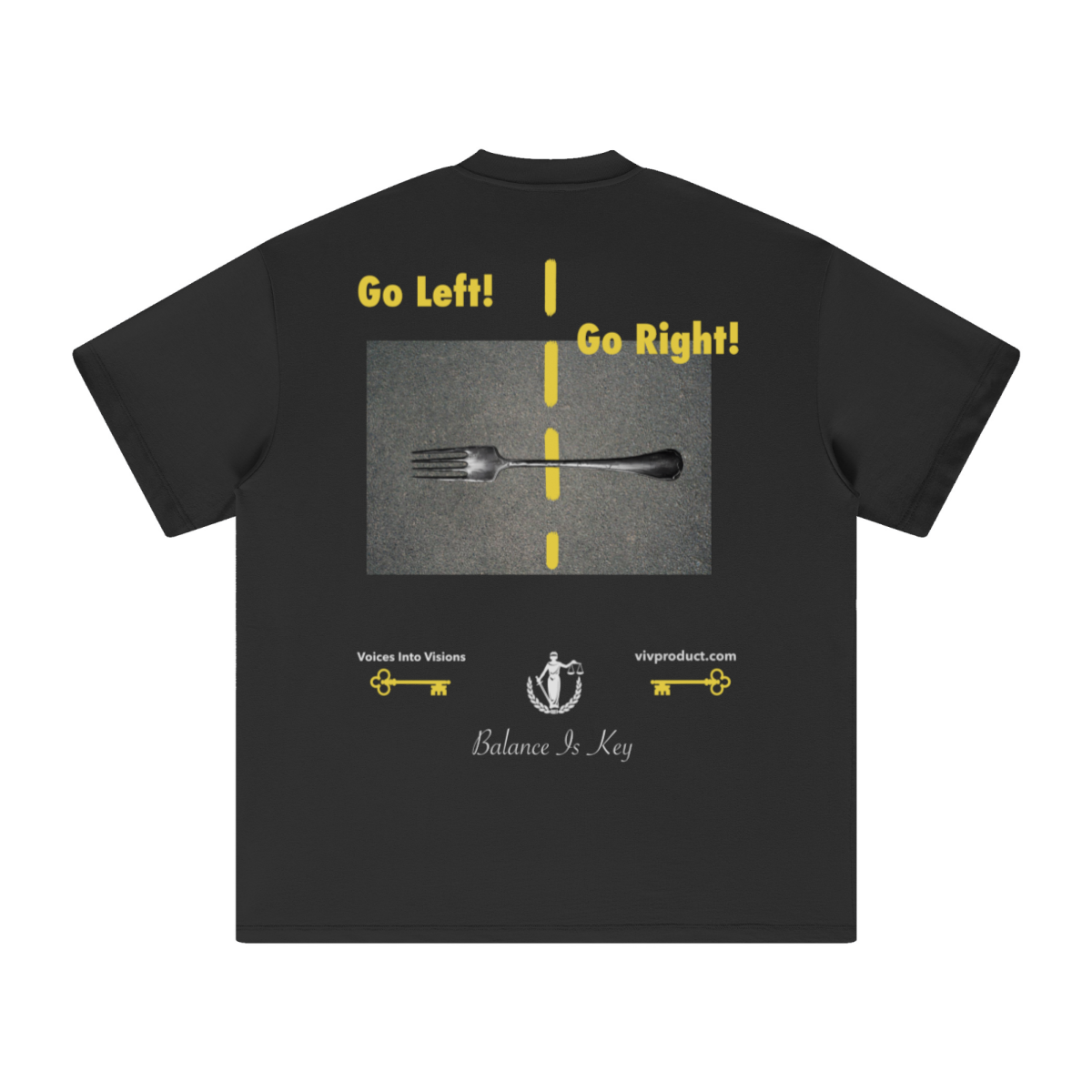 305GSM Unisex FOG Earth-Tone 20-Color Drop-Shoulder Short-Sleeve T-shirt Black