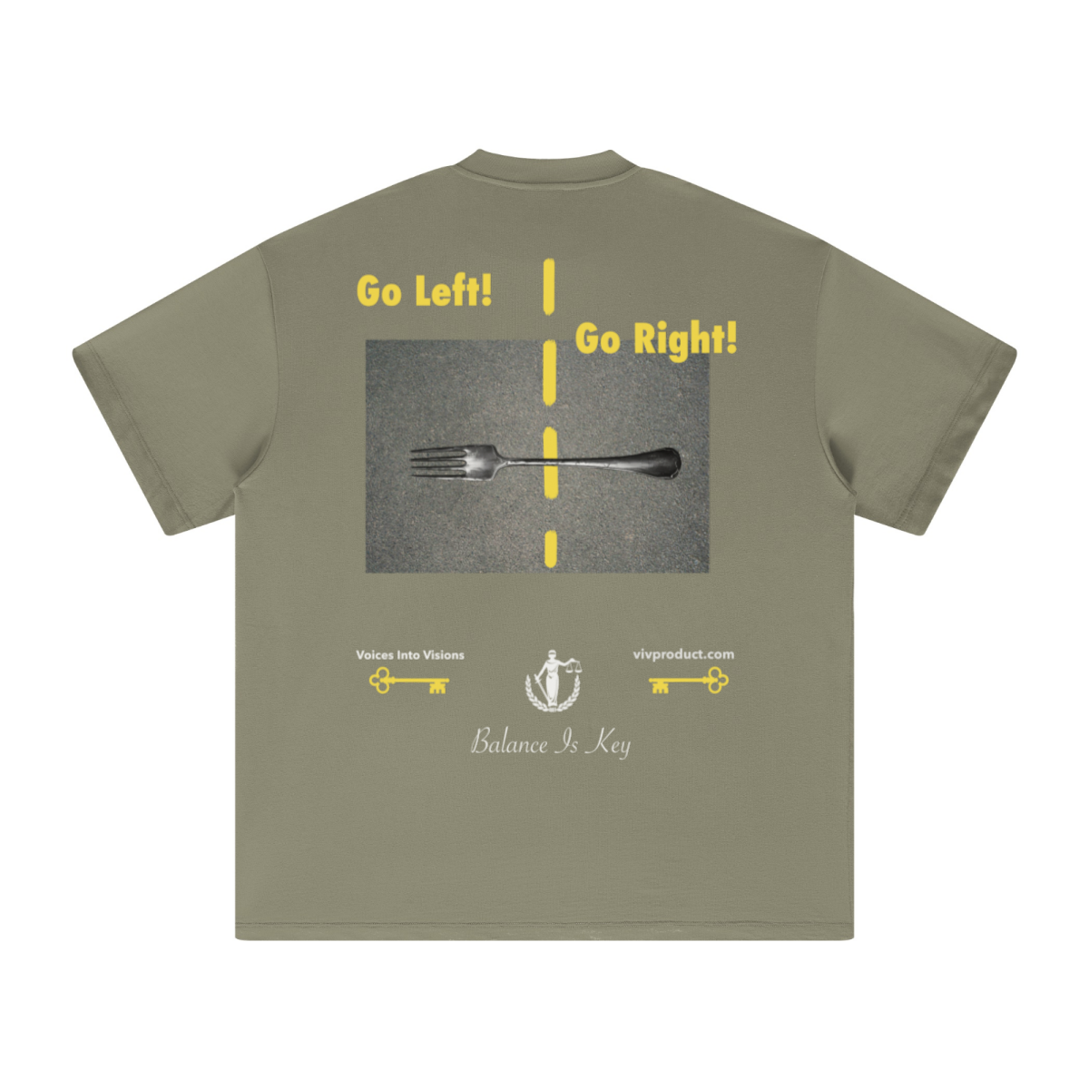 305GSM Unisex FOG Earth-Tone 20-Color Drop-Shoulder Short-Sleeve T-shirt Light Green