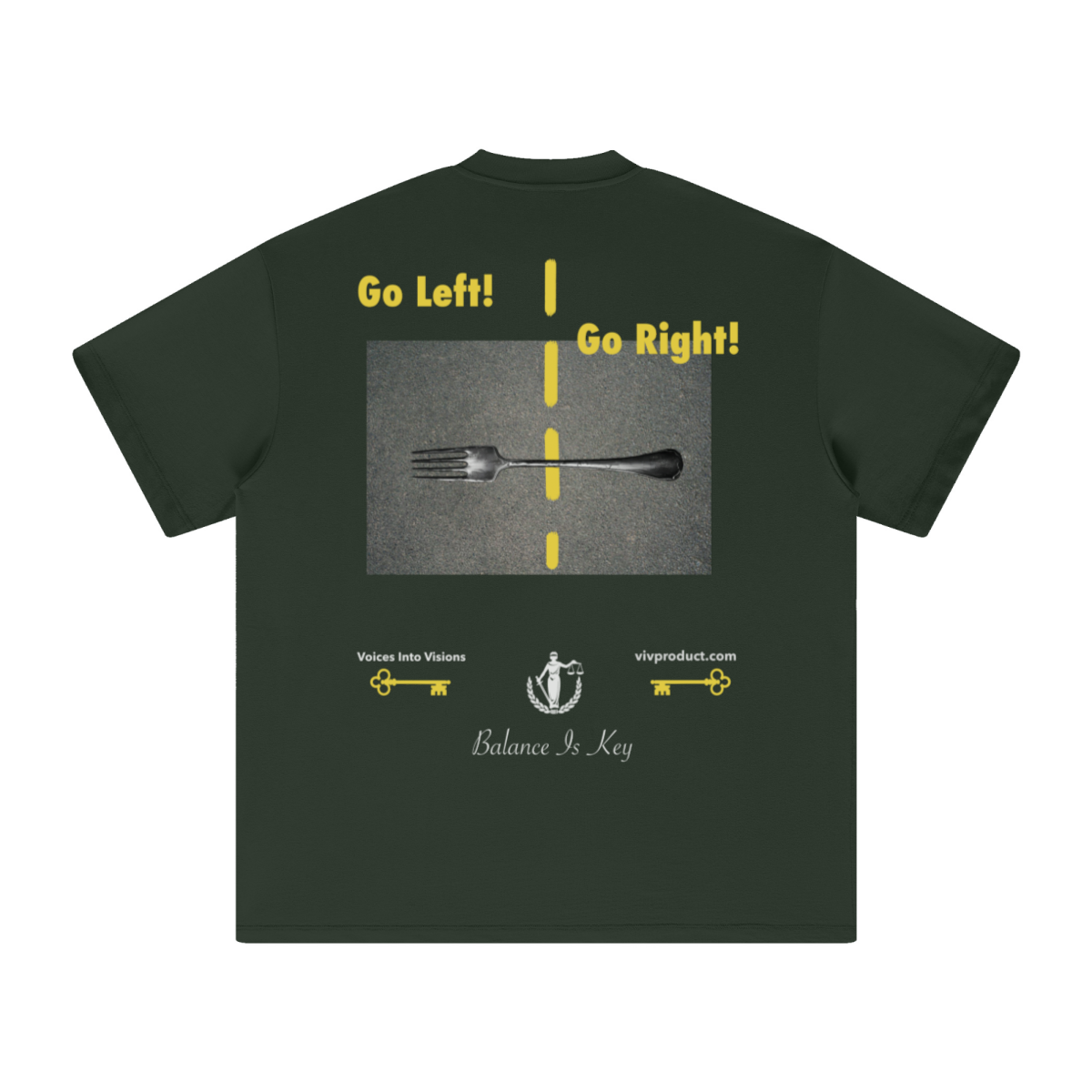 305GSM Unisex FOG Earth-Tone 20-Color Drop-Shoulder Short-Sleeve T-shirt Dark Green