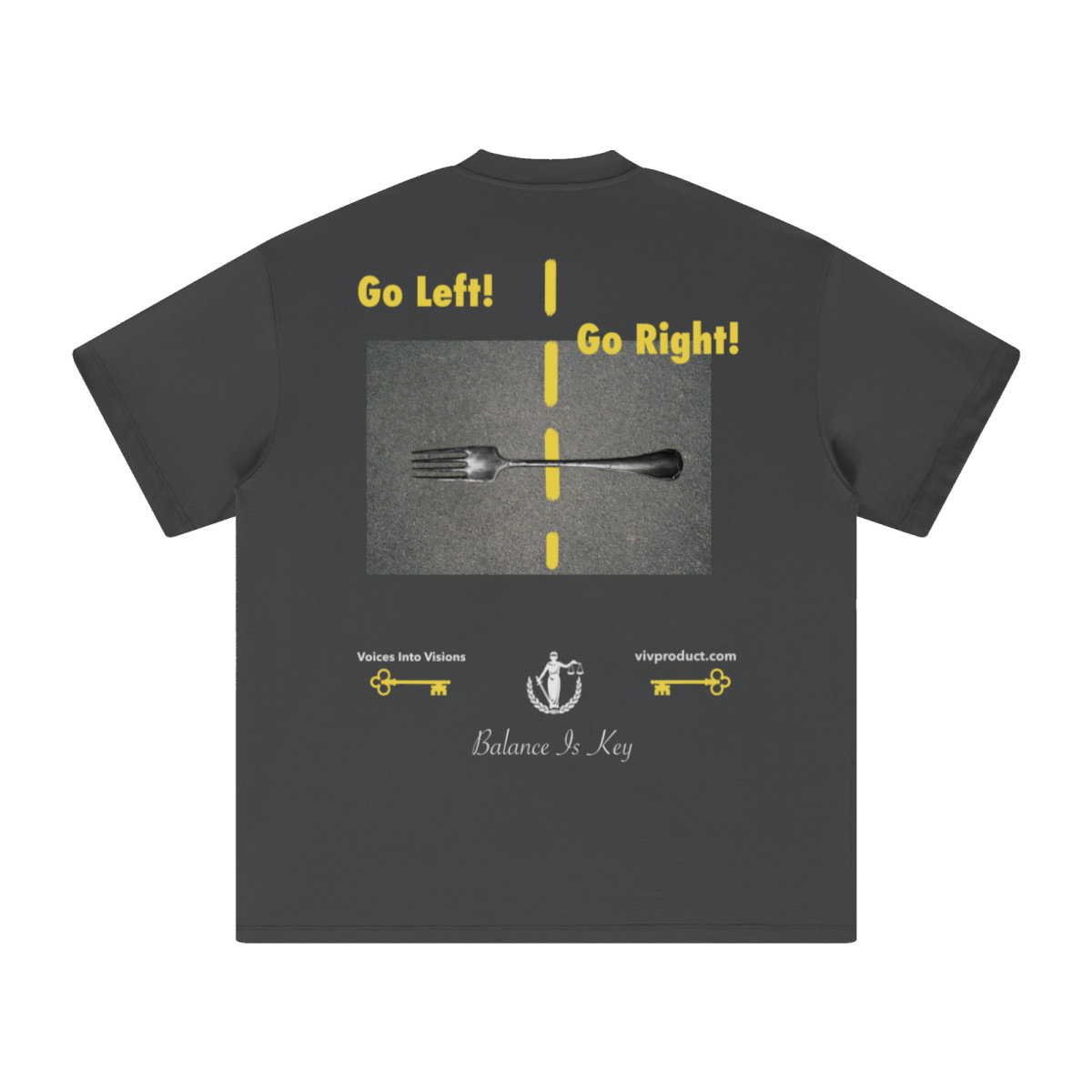 305GSM Unisex FOG Earth-Tone 20-Color Drop-Shoulder Short-Sleeve T-shirt Dark gray