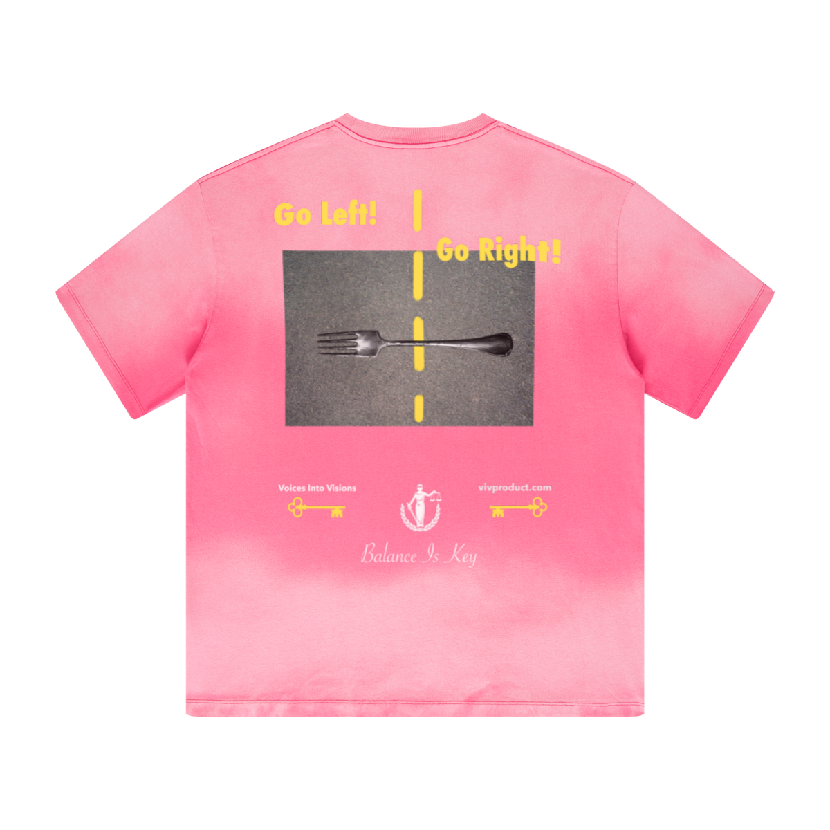 270GSM Women’s Water-Wash PP-Sprayed Monkey Wash Crew Neck T-shirt  Pink